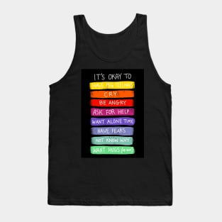 Classroom and home kid emotion resource Tank Top